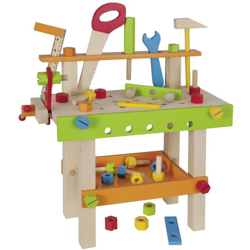 EH Banco Banchetto da Lavoro per Bambini in Legno alto 39cm con Accessori 3+ características