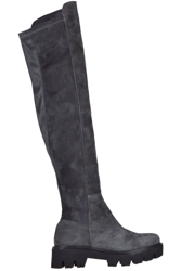 Over the knee suede boots en oferta