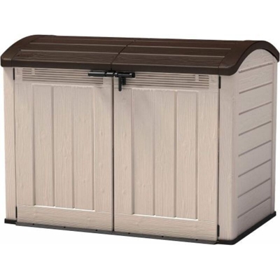 Keter Baule Box Portattrezzi da esterno STORE IT OUT ULTRA in resina 177x113x134h - 2000 LT beige