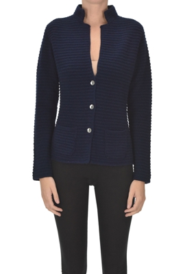 Cashmere cardigan jacket