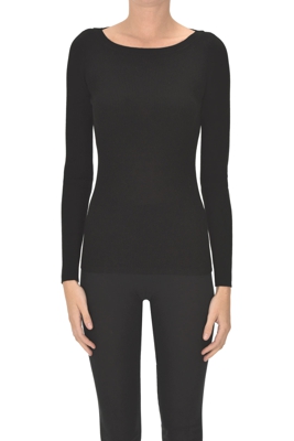 Ribbed wool pullover