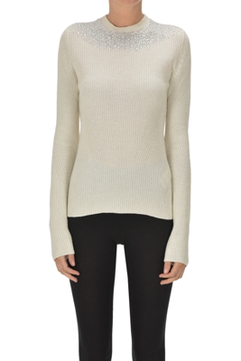 Jewel application pullover