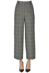 Prince of Wales print trousers en oferta