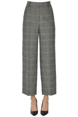 Prince of Wales print trousers
