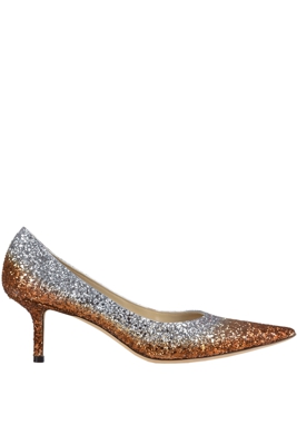 Love glittered pumps