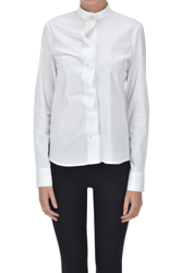 Stretch cotton shirt en oferta