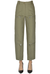 Cargo style cotton trousers en oferta