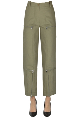 Cargo style cotton trousers