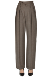 Herringbone wool trousers precio
