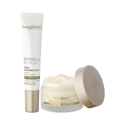 Retinolo Bv Plus - Crema viso - antieta, elasticizzante - con Pro-Retinolo, Collagene vegetale e acido laluronico (50 ml) - pelli normali o secche+ co