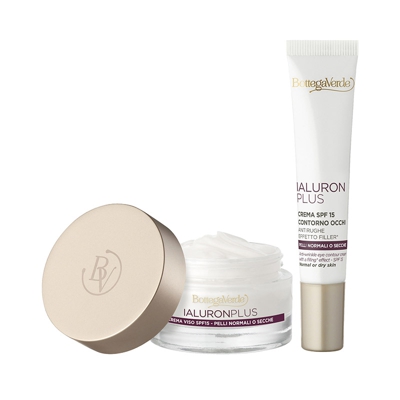 Crema per il viso ricompattante, effetto filler*, con acido Ialuronico + contorno occhi compreso nel prezzo