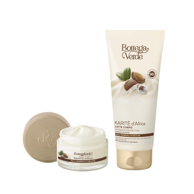 Offerta Karite : crema viso + latte corpo