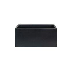 WellHome Top garden RODRI Vaso in Polietilene a rotomoldeo colore antracite 80 x 40 x 40 cm características