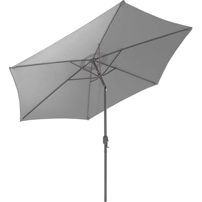 Gartenfreude 4900-1270-118 - Ombrellone, Colore: Grigio