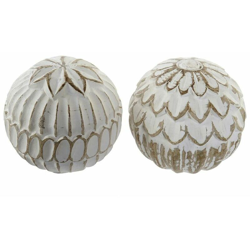 Sfera Decorativa DKD Home Decor Legno di mango (13 x 13 x 13 cm) (2 pcs) precio