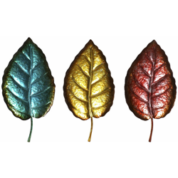 Decorazione da Parete DKD Home Decor Metallo Frunză (3 pcs) (27.5 x 3 x 54 cm) características