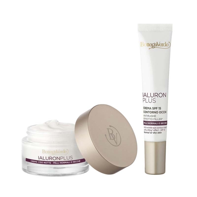 Offerta Ialuron Plus - Crema viso notte (50 ml) - pelli normali o secche + contorno occhi ( 15 ml)