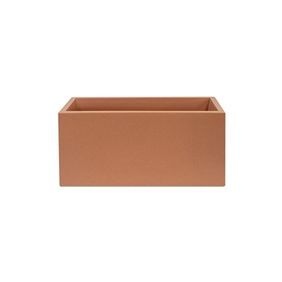 WellHome Top garden RODRI Vaso in Polietilene a rotolo, colore terracotta, 60 x 20 x 20 cm