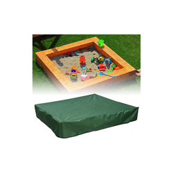 Willkey - Telo per sabbia, 120 x 120 cm, protezione impermeabile ai raggi UV, 70% per sabbia, Oxford con cordoncino di chiusura, verde precio