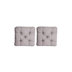 Ambientehome EVJE - Cuscino morbido in cotone, 50 x 50 x 8 cm, colore: Grigio chiaro precio