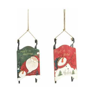 Ornamente DKD Home Decor Natale Legno (2 pcs) (22 x 10 x 44 cm)