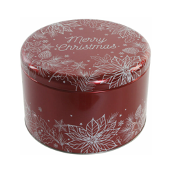 Scatola Decorativa Metallo Natale (18 x 18 x 12 cm) - Dkd Home Decor en oferta