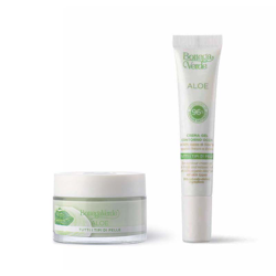 Aloe - Crema viso 24 ore - idratante, lenitiva, illuminante - con 30% succo di Aloe* bio (50 ml) - tutti i tipi di pelle + contorno occhi compreso nel características