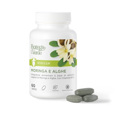 Detox e Slim - Moringa e alghe