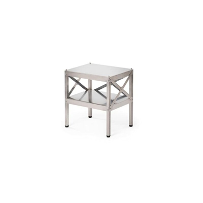 Kaiser Company, base portatile in acciaio inox, per affumicatore e affumicatore, accessorio per modelli 50, 60 e 100