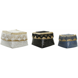 Set di Cestini Bambù Bali (3 pcs) - Dkd Home Decor características