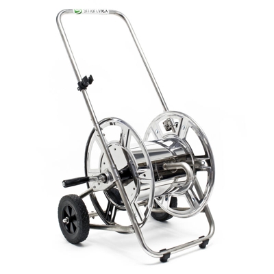 Carrello portatubo APD medio in acciaio inox, compatibile con tubi di ogni dimensione