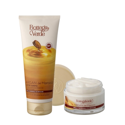 Offerta Argan : crema viso + latte corpo