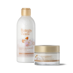 Offerta Mandorle: crema viso + latte corpo en oferta