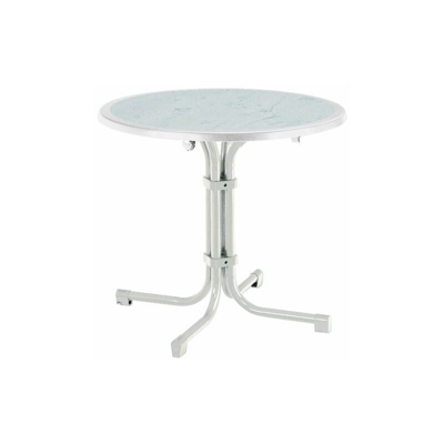 BEST 26538000 Boulevard - Tavolo Rotondo Bianco, Diametro di 80 cm