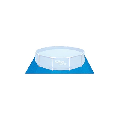 SUMMERWAVES Bodenvlies für Aufstell-Pools Tessuto Non Tessuto per Piscine x 3,91 m, Blu