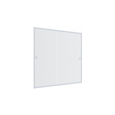 Windhager tenditore Plus Fissaggio zanzariera, Telaio in Alluminio per finestre 140 x 150 cm, Bianco, 03900