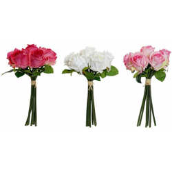 Corpetti DKD Home Decor Bianco Rosa Plastica Stoffa Fucsia (3 pcs) precio