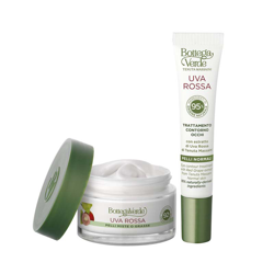 Uva Rossa - Crema viso,antieta opacizzante, con estratto di Uva Rossa di Tenuta Massaini (50 ml) - pelli miste o grasse + contorno occhi compreso nel precio