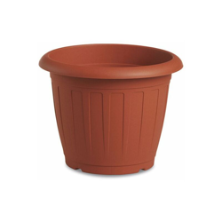 Stefanplast - VASO GIARDINO IN PLASTICA TONDO TERRACOTTA VENEZIA DIAM.55 CM PER PIANTE E FIORI en oferta