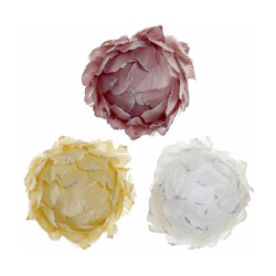 Fiore Decorativo DKD Home Decor Bianco Rosa Piuma (3 pcs) precio