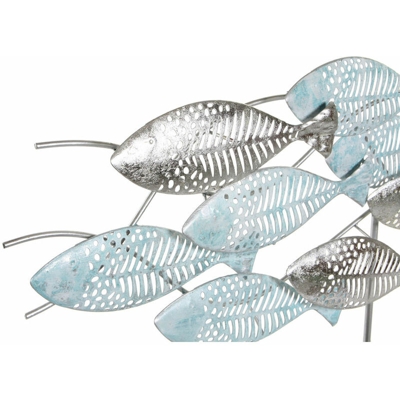 Statua Decorativa DKD Home Decor Metallo (2 pcs) (65.4 x 9 x 39.5 cm)