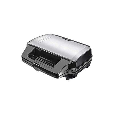 MPM MOP-23M 3-in-1 Sandwich maker, piastre intercambiabili, tostapane per sandwich, waffle maker belga, piastra per grigliare la carne e il pesce,