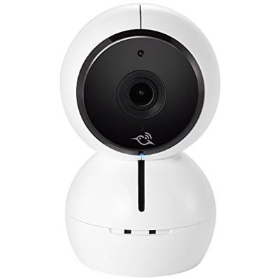 ABC1000 Baby Monitor Smart WiFi Full HD, audio 2 vie, visione notturna, sensori d'aria, ninna nanne, luci notturne, funziona con Alexa, Google Home, Apple HomeKit