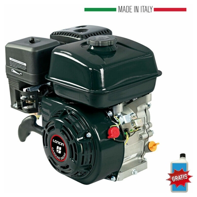 Motore A Scoppio Loncin G200f Hp 6,5 F-l Attacco Lombardini Albero Conico
