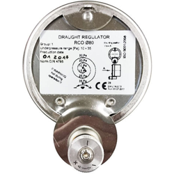 Valvola regolatrice regolatore tiraggio CE DN 80 canna fumaria. precio