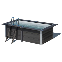 Piscina in legno composito WPC WOOD 3,26 x 1,86 x h 0,96 m en oferta