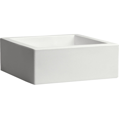 Vaso quadrato basso MINOS 60x60 - BIANCO OTTICO - NICOLI