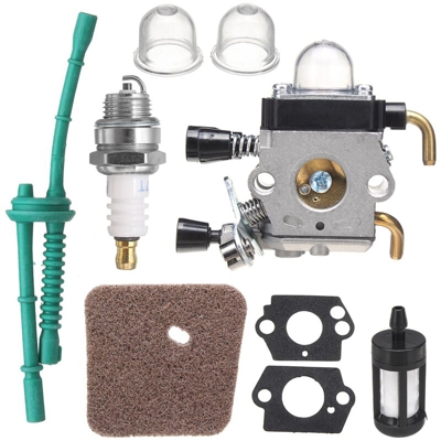 Kit carburatore per STIHL FS38 FS45 FS46 FS55 KM55 FS85 Guarnizione filtro aria carburante