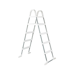 Scaletta DE LUXE per piscine fuori terra fino a h.1,20 m in acciaio - con piattaforma en oferta