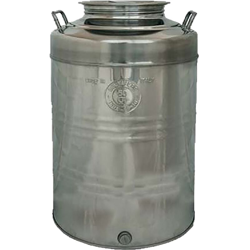 Contenitore fusto botte per olio Belvivere da 15 lt in acciaio inox 18/10 predisposizione rubinetto attacco 1/2' vino birra características